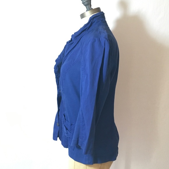 XCVI Contrast Panel Rope Snap Jacket - Picture 10 of 14